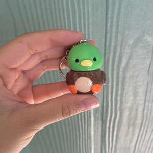 Duck Stash Jar Keychain