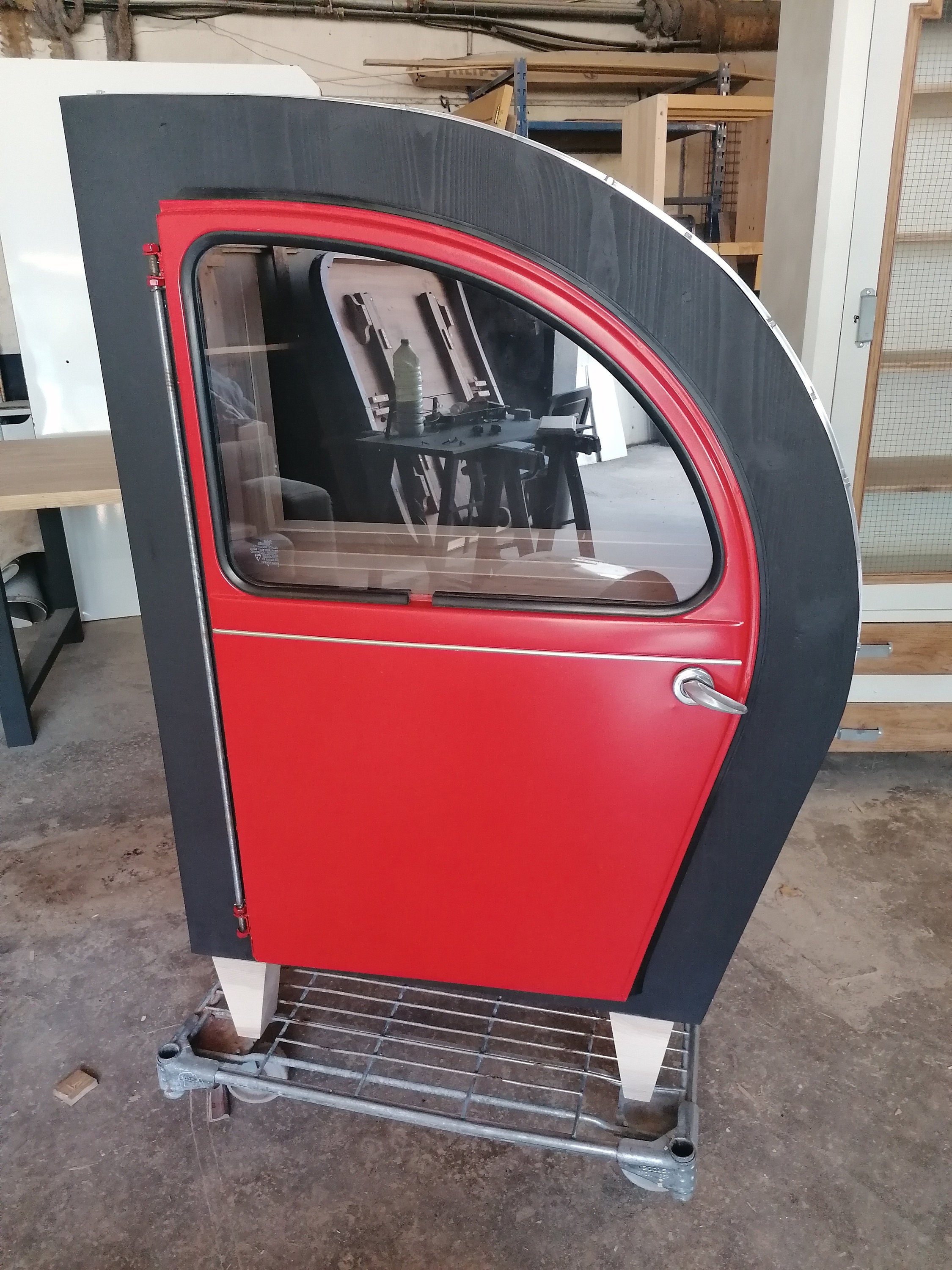Meuble Vitrine avec Véritable Porte 2Cv