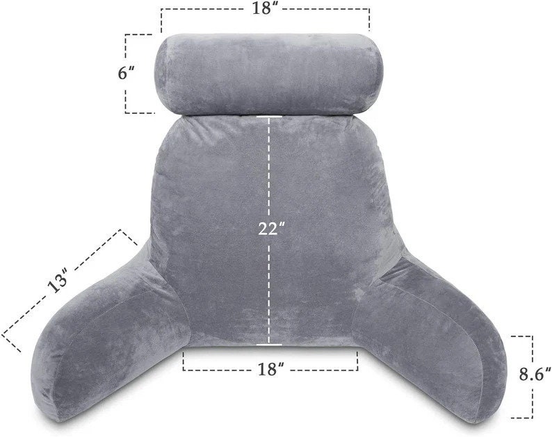 Reading Pillow Back Chair Bed Wedge for Sitting Up Backrest Etsy