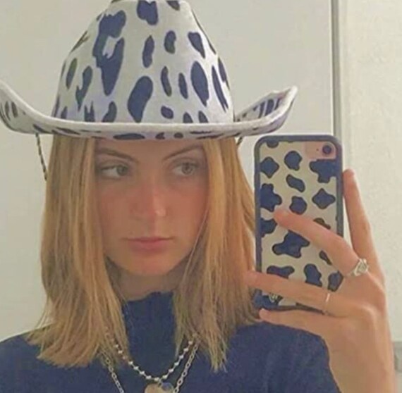 The Cow Print Cowboy Hat | Etsy Ireland