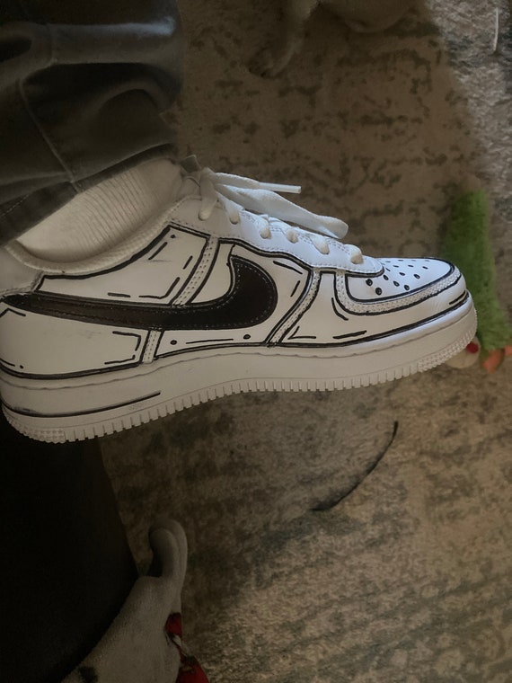 Cartoon Air Force 1s Etsy