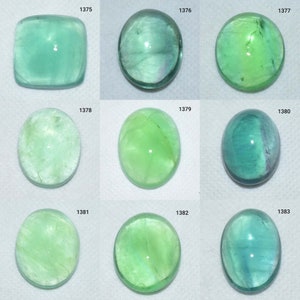 Top Quality Green Flourite Cabochon, Flourite Gemstone Jewelry, Natural Flourite Gemstone, Hand Polish Flourite Cabochon, Wholesale Price,