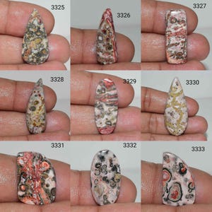 Immaculate Designer Leopard Skin Jasper Gemstone, Natural Leopard Skin Jasper Cabochon, Loose Leopard Skin Gemstone, Jewelry Making Stone