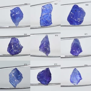 Stunning Tanzanite Rough Gemstone, Natural Tanzanite Rough, Tanzanite Rough Stone Use Jewelry, In Low Price Rough Gemstone Cabochon,