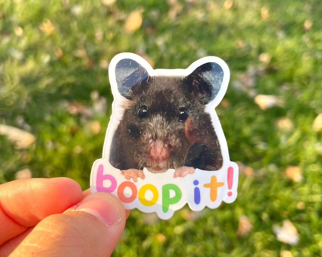 Boop It! - Vinyl Sticker - Etsy