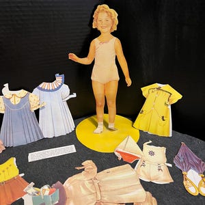 Muñeca de papel de Shirley Temple