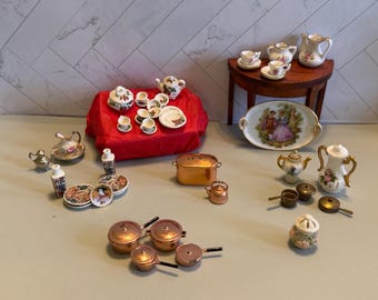 Dollhouse Dishes and Cookware