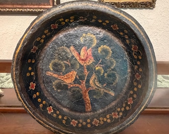 Schale aus Pappmaché (Volkskunst)