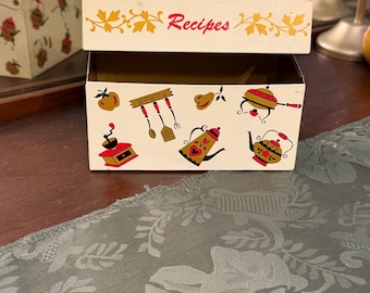Mid-Century Recipe Box