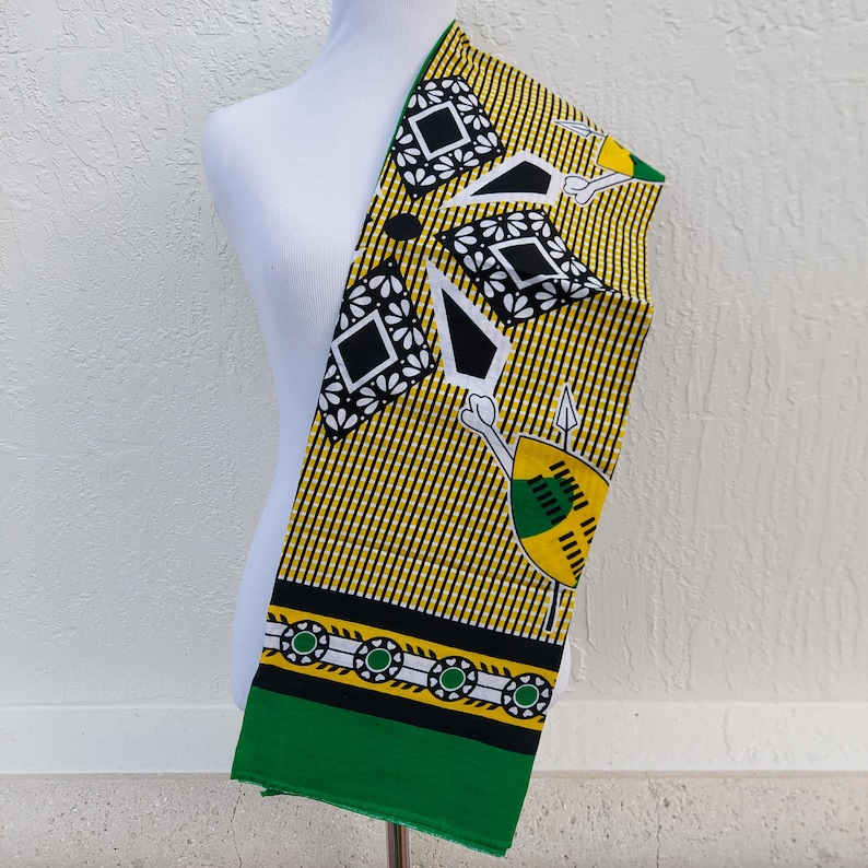 Traditional Swazi Attire Fabric. Umhelwane. Lihiya. - Etsy