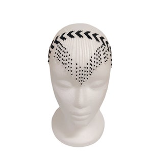 Tassel Beaded Zulu Choker. Tribal tassel headband