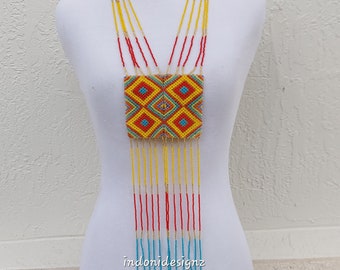 Zulu unisex ketting. Tribal ketting voor mannen en vrouwen