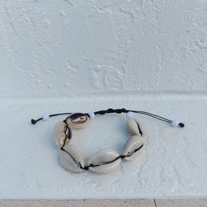 Cowrie shell bracelet