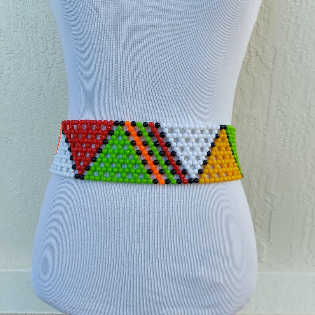 Beaded Zulu Belt. Belt for Women Etsy