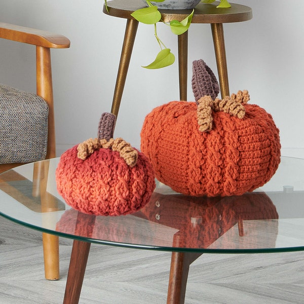 Crochet Braided Pumpkins • Fall Home Decor • Plush Pumpkin • Autumn • Made in USA • Custom • Rustic Homestead • Halloween • Cottagecore