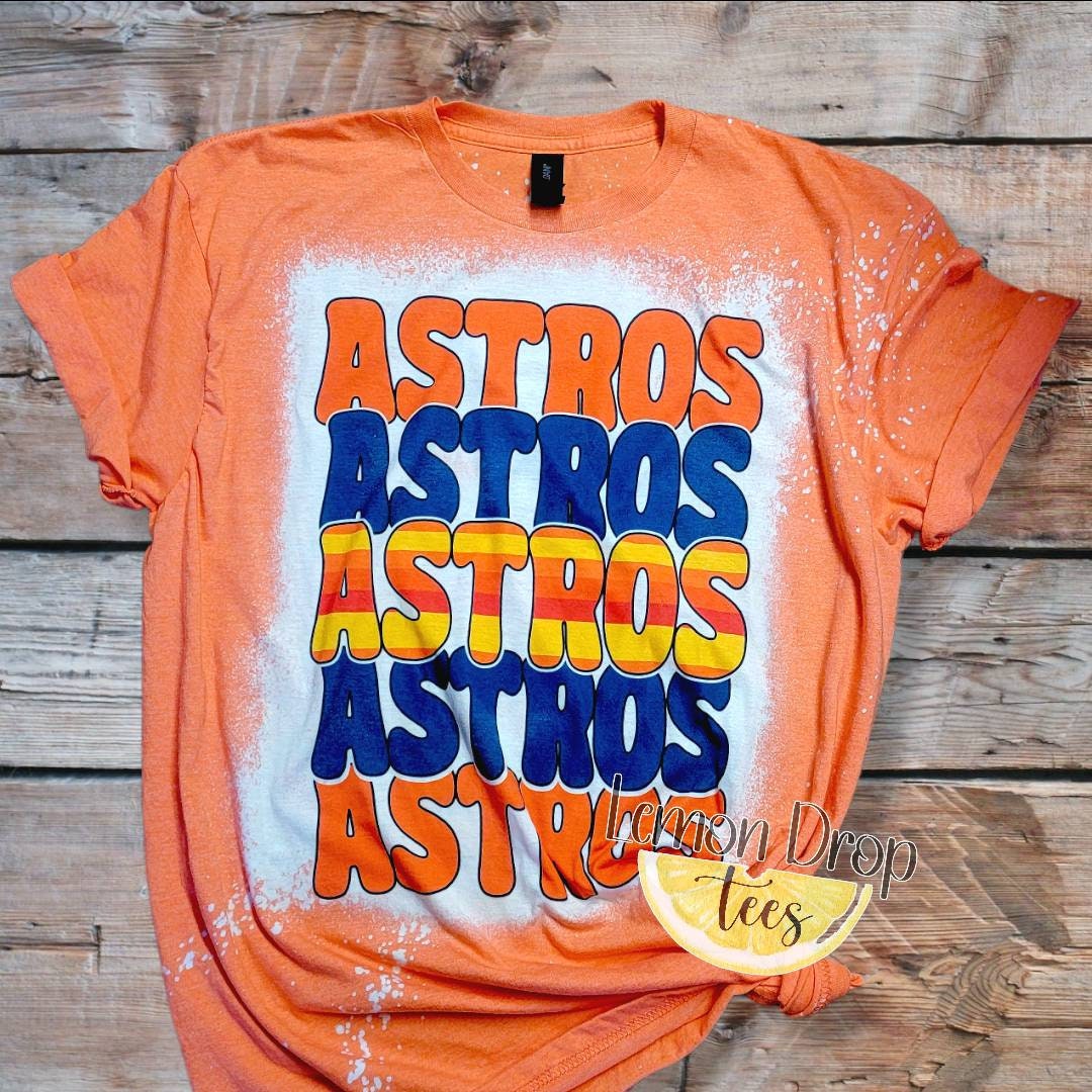 Houston Astros Plus Size Women XL Short Sleeve Screened "