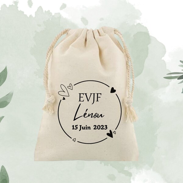 Pochon EVJF Personnalisé / Pochon EVJF / Pochon EVG  / Pochon personnalisé / Pochon mariage / Kit témoin / Cadeau témoin