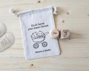 Decision Dice / Young Parents Survival Kit / Birth Gift Idea / Baby Shower Gift