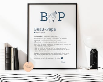 Personalized Father-in-law Poster / Father's Day Gift / Dad's Day / Father's Day / Dad