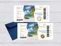 Pregnancy Announcement Card / Pacific Plane Ticket / Personalized Scratch Card Original Announcement Dad Grandma Grandpa Aunt Uncle Other product logo