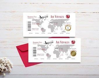 Annonce Grossesse  Billet d'Avion