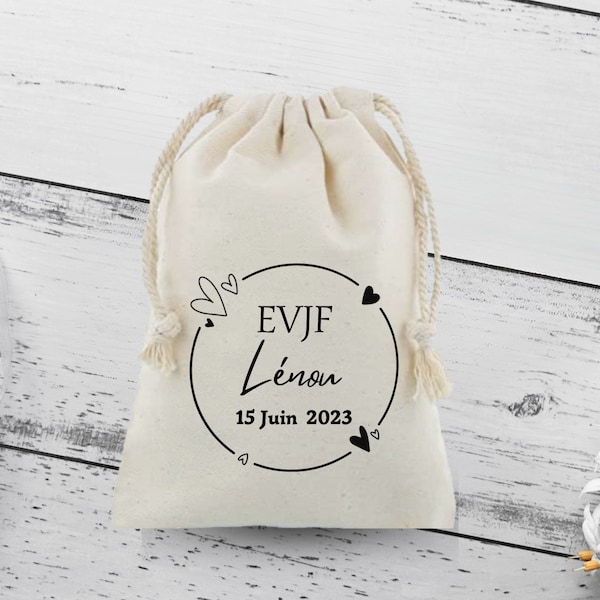 Pochon EVJF Personnalisé / Pochon EVJF / Pochon EVG  / Pochon personnalisé / Pochon mariage / Kit témoin / Cadeau témoin