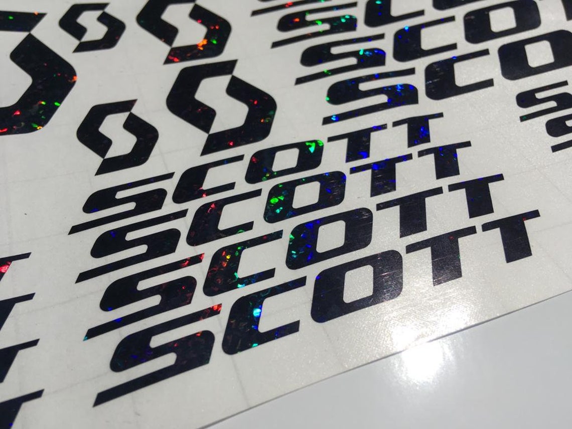 Scott stickers vinyl decals graphics for frame bicycle set Etsy