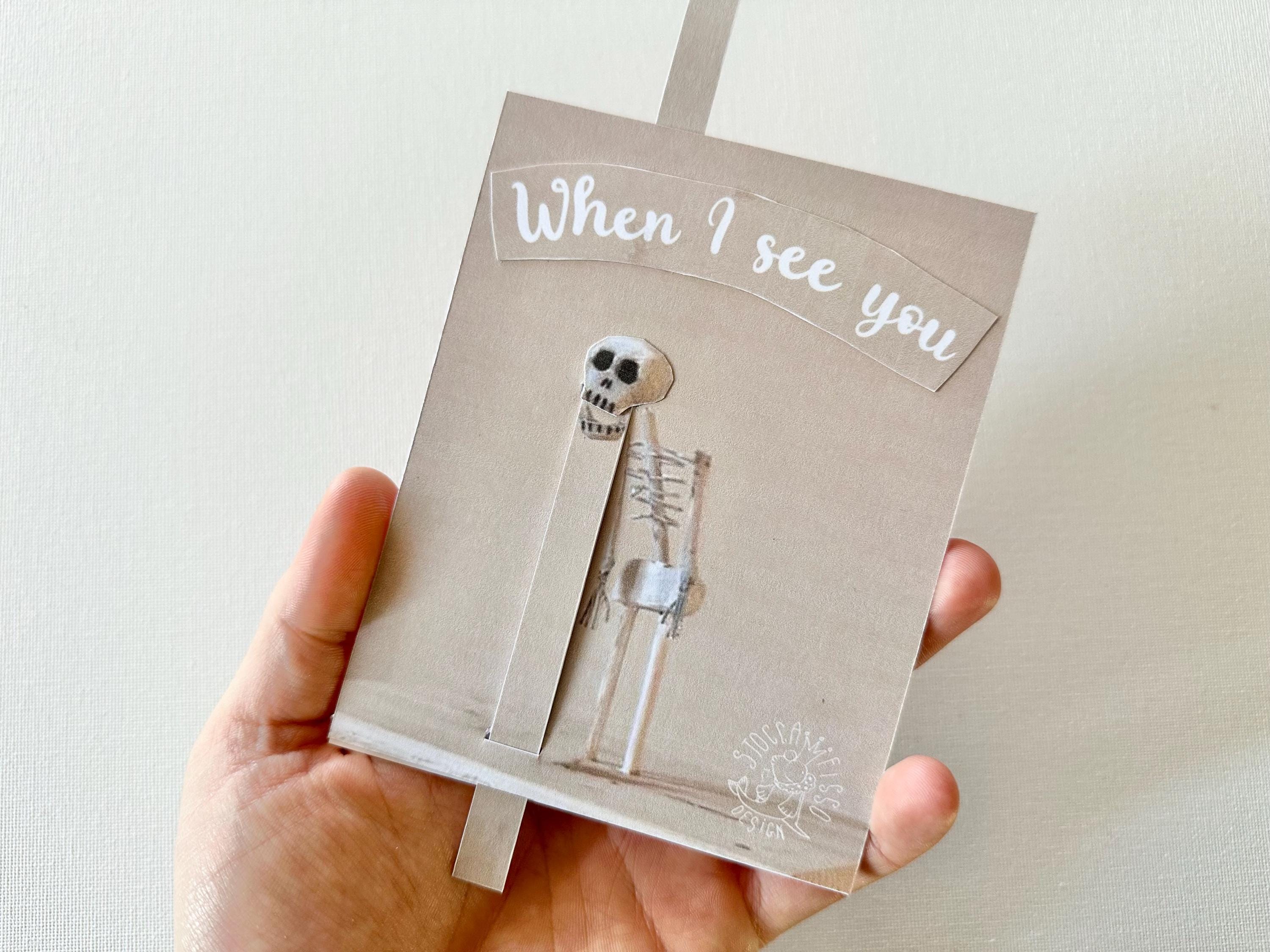 Divertente Biglietto Di Compleanno Maschio/femmina Per Lui/lei, Divertente Biglietto Generico Per Uomini/donne, Design Cartone Animato, Scherzo Con - Foto 3