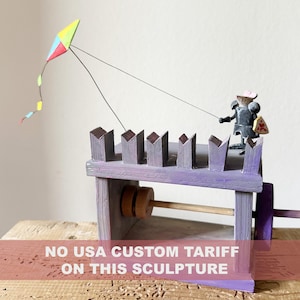 mouse knight with kite