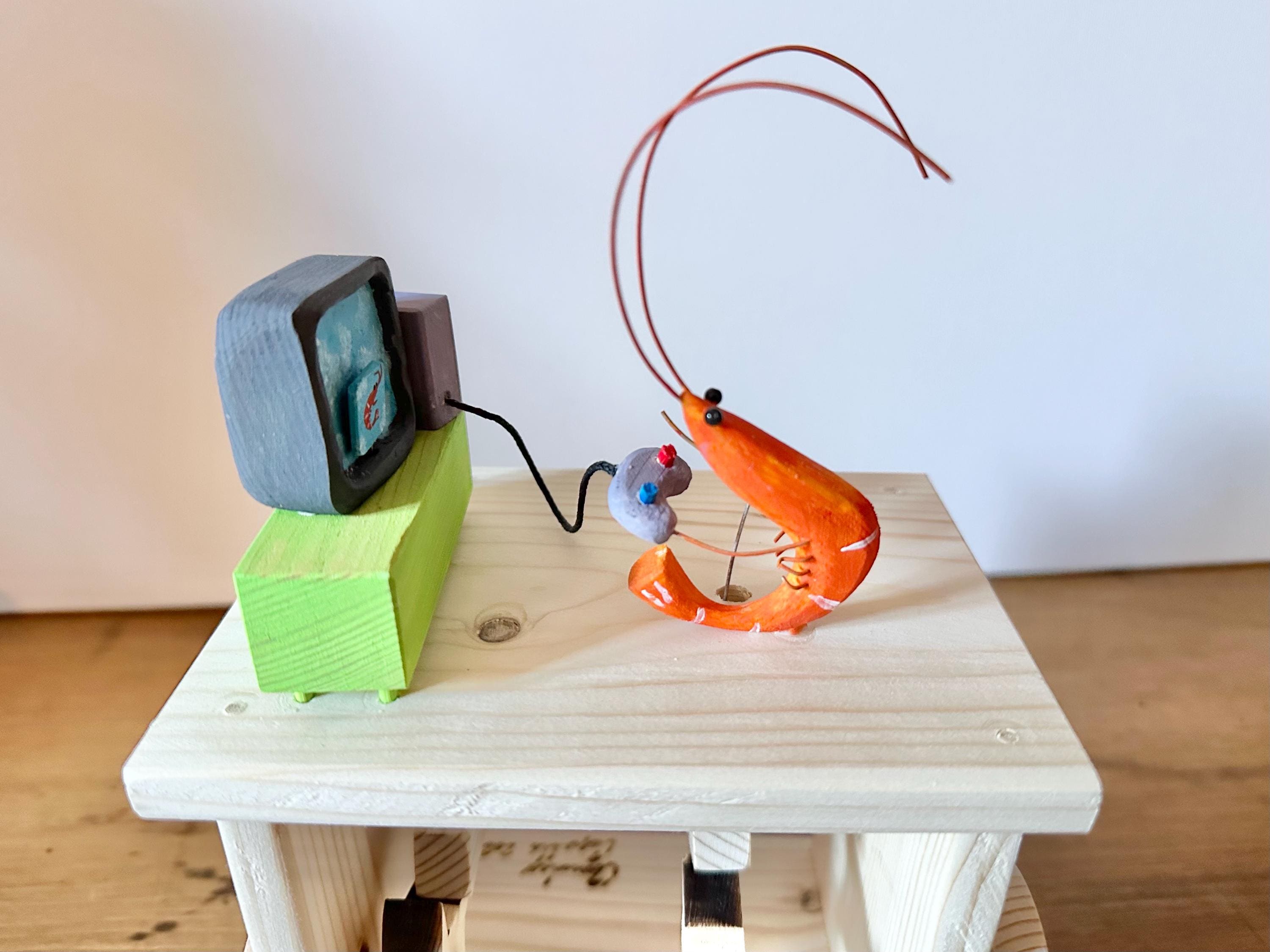 Shrimp Playing Video Games - Etsy