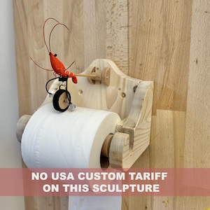 Crevettes sur un monocycle, LIRE LA DESCRIPTION, Porte-papier toilette