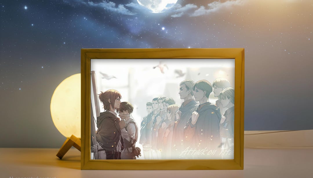 Handmade Anime Sensei LED Light Frame: Shadow Art Frame - Etsy