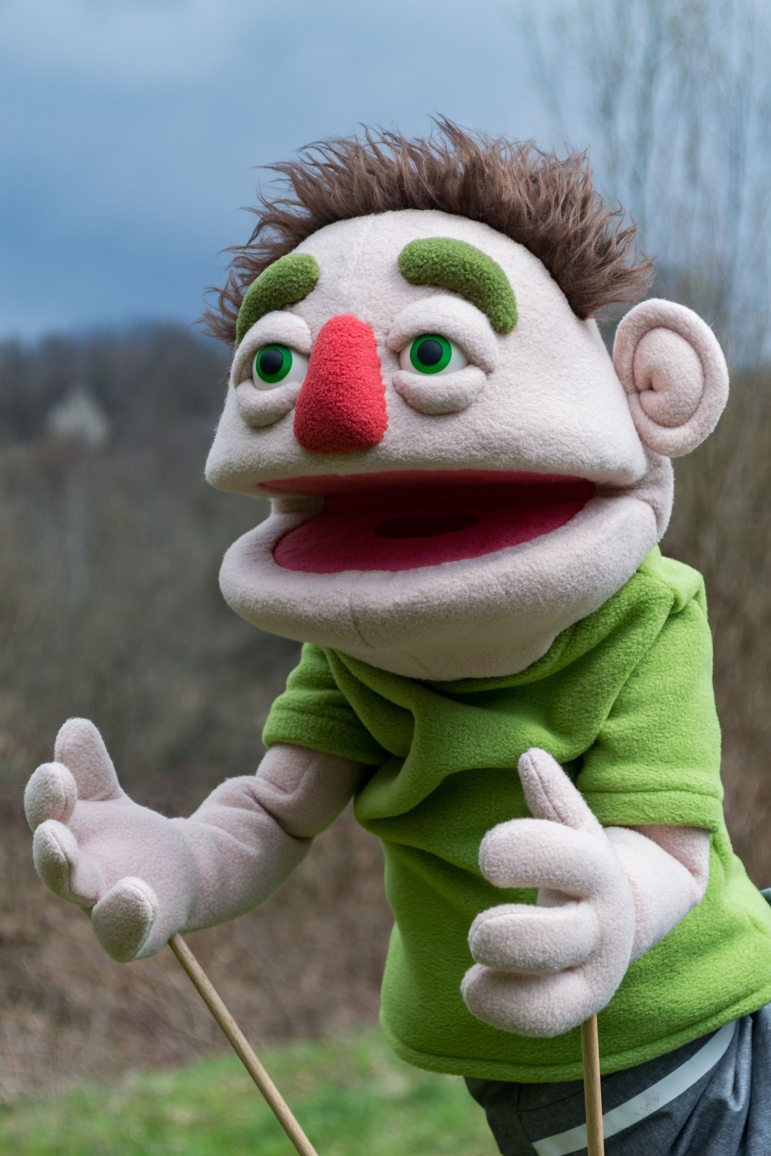 weird hand puppets