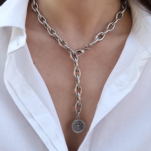 Adjustable Widow&#39;s mite ancient Roman pendant necklace