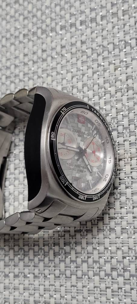 RARE Zodiac Super Sport Timer ZO7501 Swiss Made Men's Diver Men's