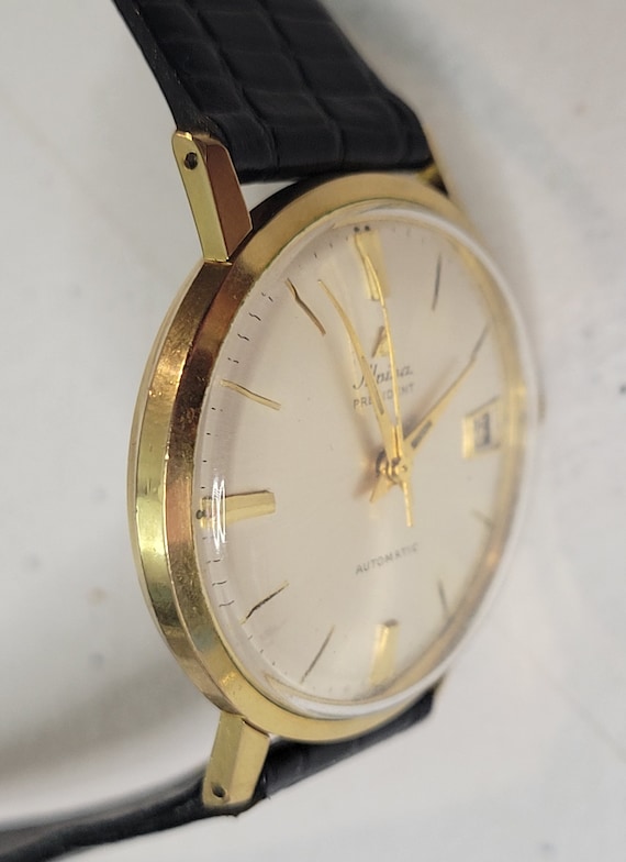 1960'S Alpina President  Automatic 34mm 25 Jewels 