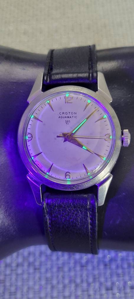 Vintage 1940s Croton Aquamatic 360EL 17jewels Men