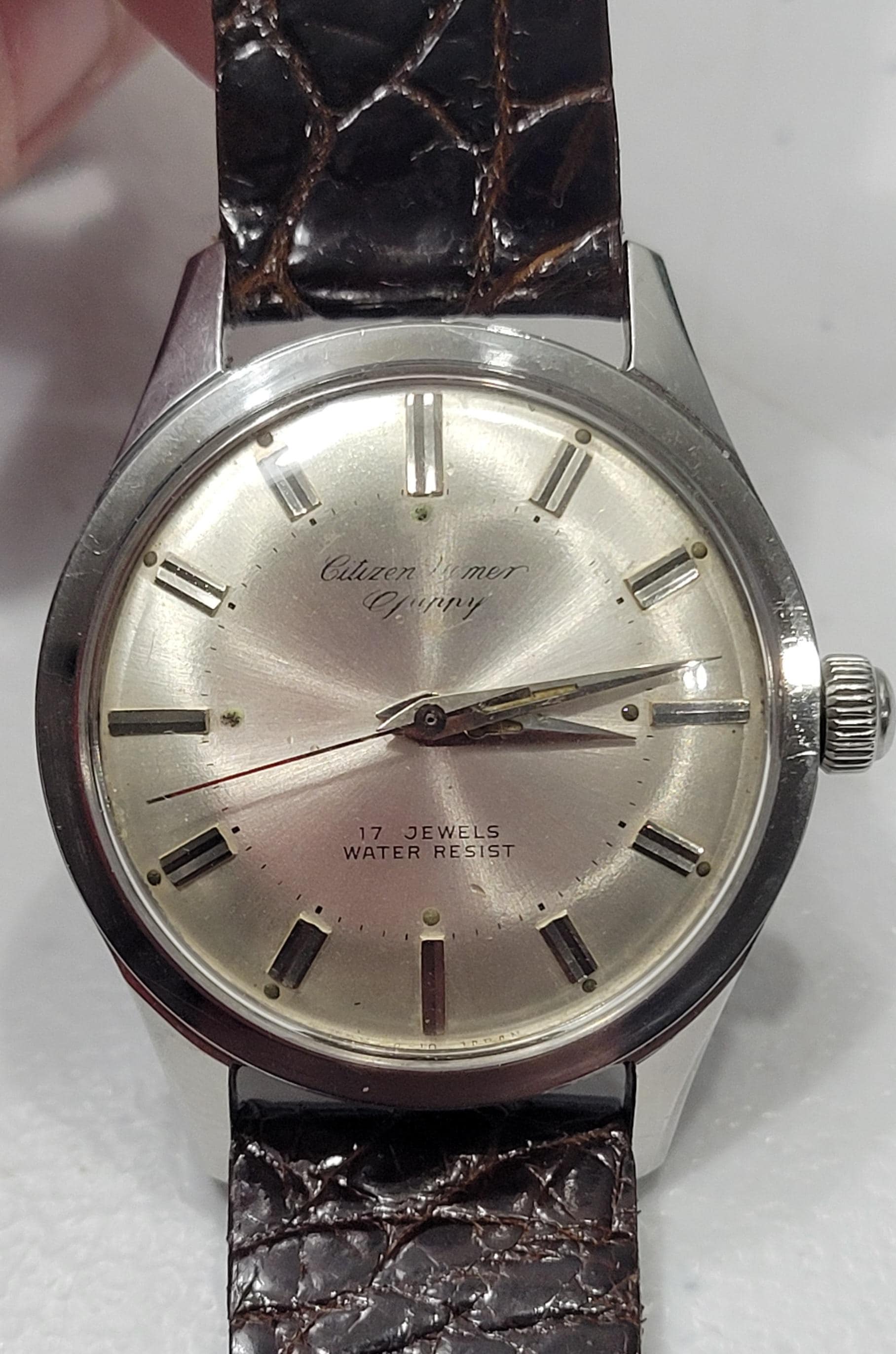 Citizen Homer Guppy Parawater 35mm 17 Jewels Manual Men's Watch