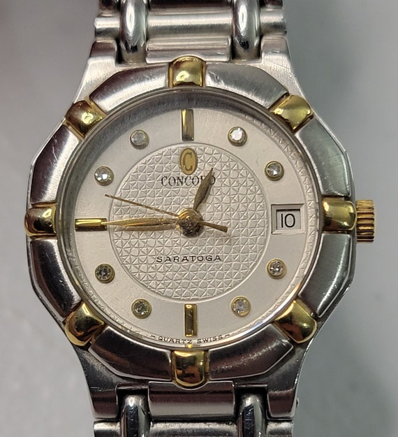 Concord Saratoga 23mm 8 Real Diamonds Dail 15.73.… - image 1