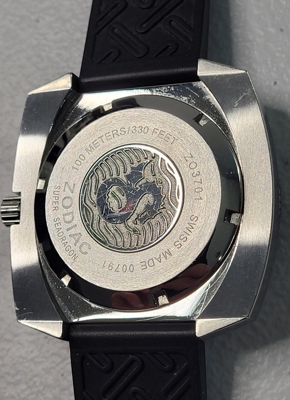 Rare Zodiac Z03701 Super Dragon World Timer Swiss… - image 7