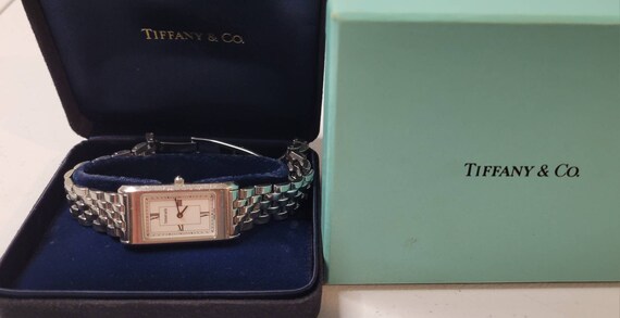 Tiffany tank watch hot sale ladies