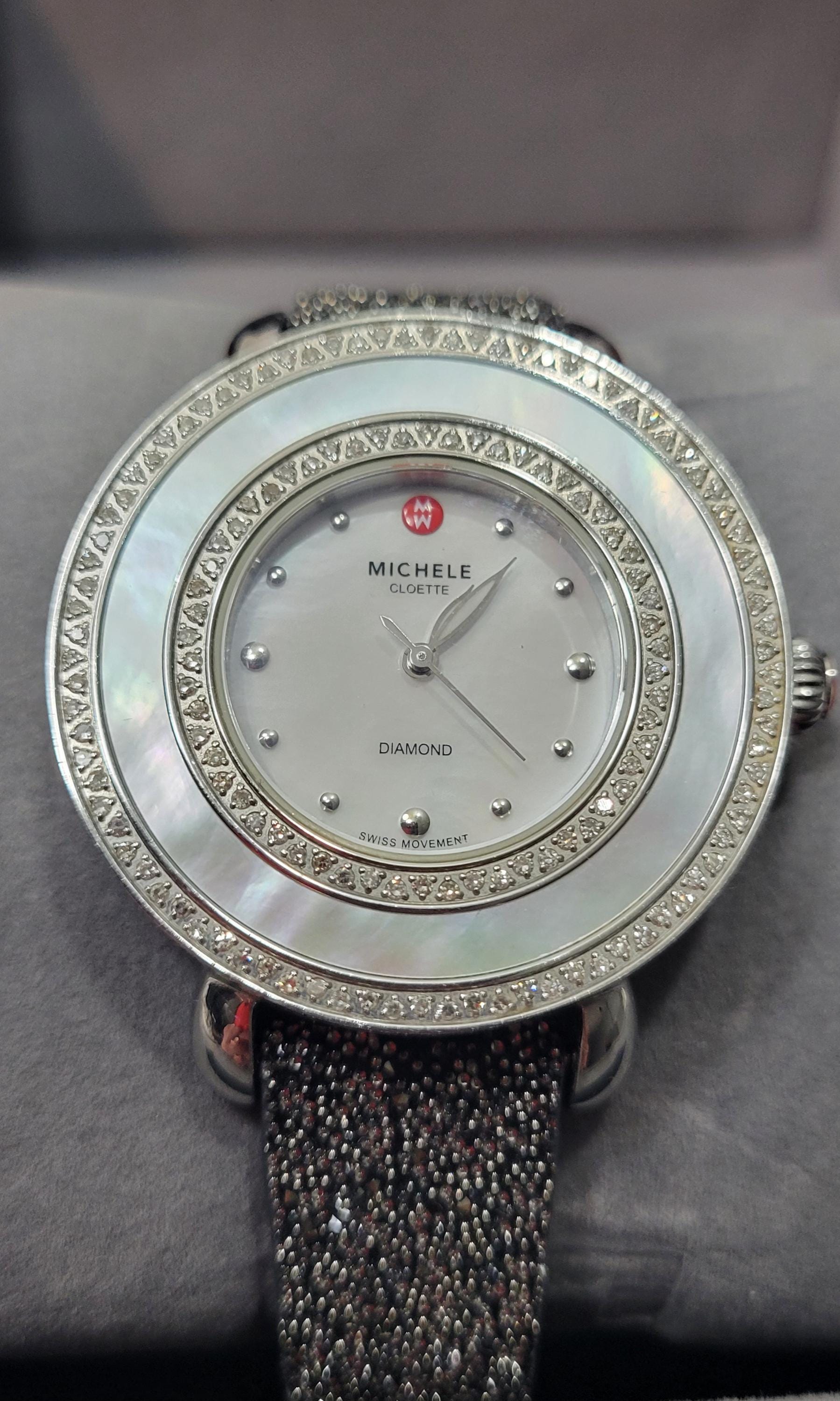 Authentic Michelle “Coral” Watch MICHELE 30 m (3 ATM) Water Resistance Wristwatches for sale  main image 4
