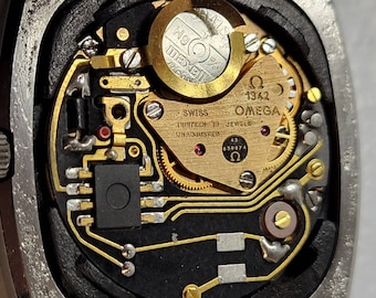 Omega 1342 Movement Omega Seamaster Quartz Battery Omega 1342