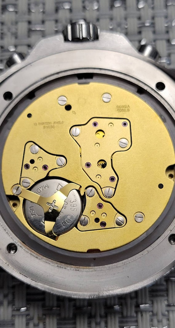 Tourneau Chronograph 5050.B 42mm 13 Jewels 20atm Swis… Gem