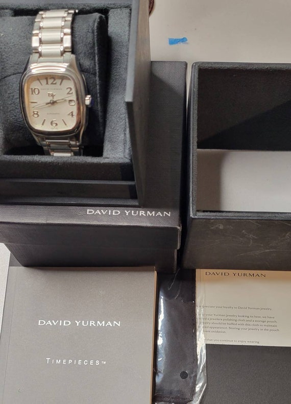 DavidYurman Thoroughbred Automatic BlackDial Watch David Yurman Thoroughbred 41mm Chronograph Watch  main image 3