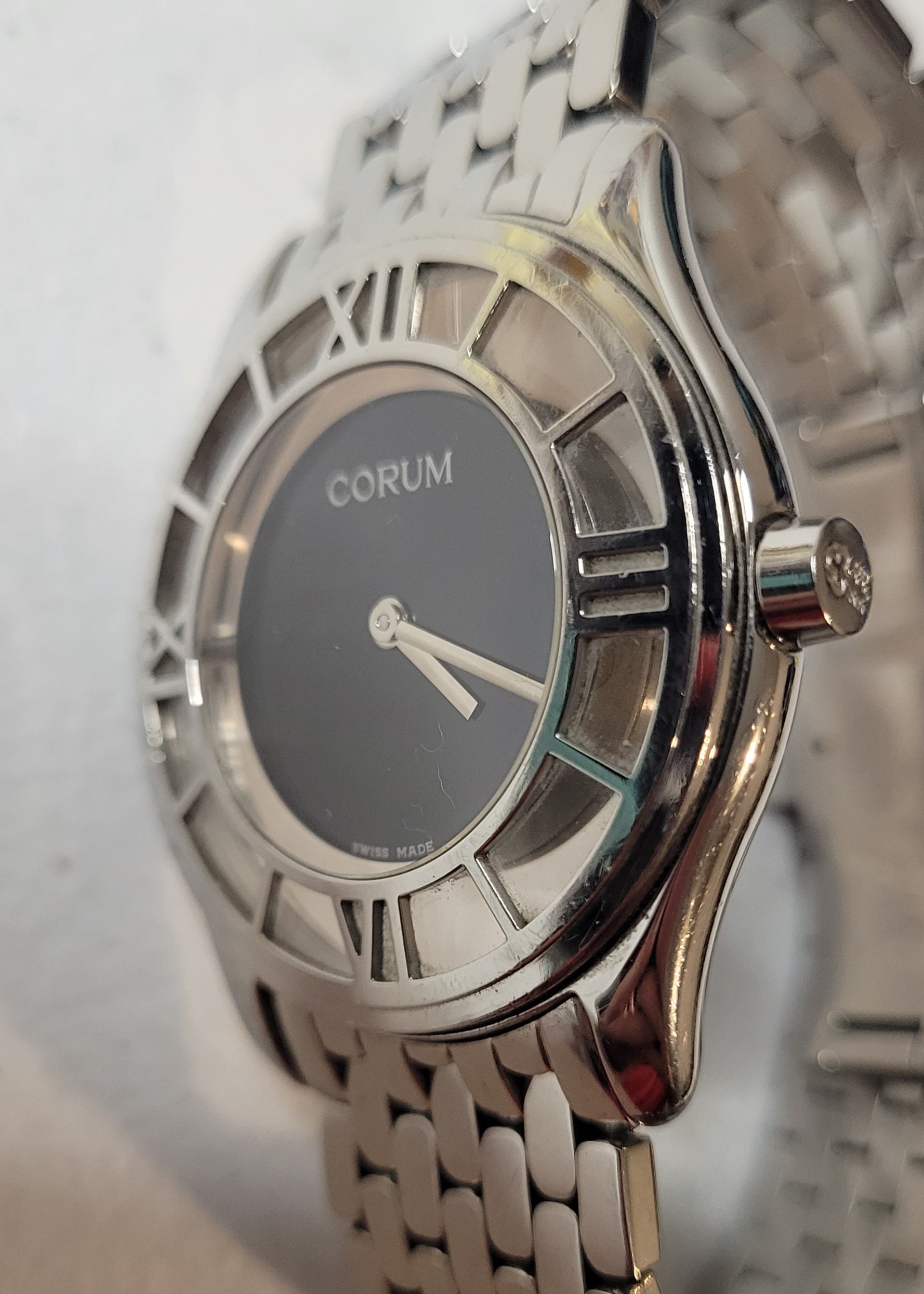 Corum 138.500.20 Roman Glass Bezel 7 Jewels Swiss Quartz - Etsy