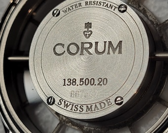 Corum 138.500.20 Roman Glass Bezel 7 Jewels Swiss Quartz - Etsy