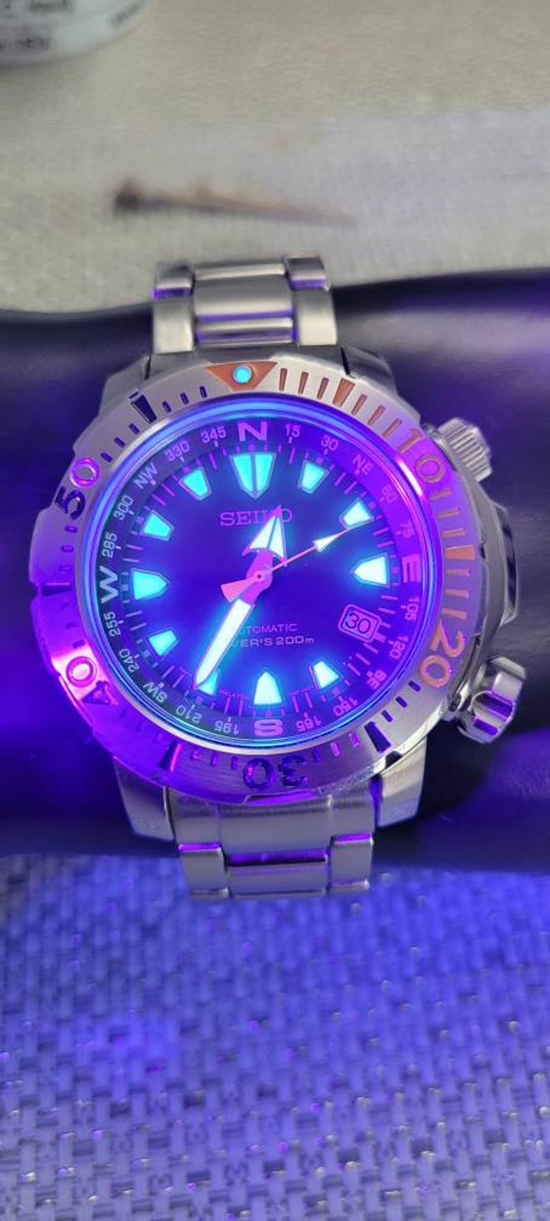 Vintage Seiko Land Monster Divers 23 Jewels 200M 7S3500F0 Automatic