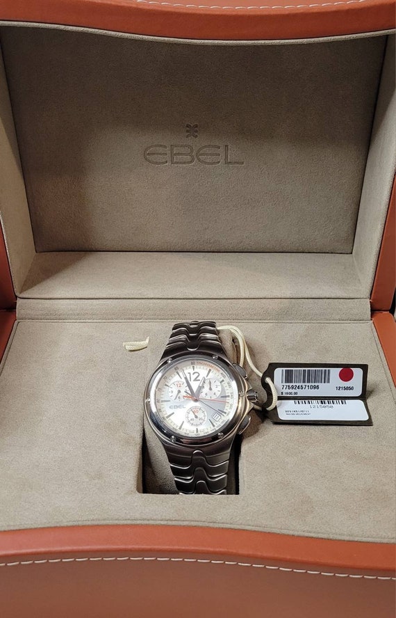 New Ebel Sportwave Chronograph 27 Jewels Swiss Qu… - image 2