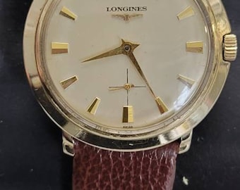 Vintage 50S Longines 10K GF(L&K)  L-134 Swiss Manual Wind cal.23Z Men's Watch